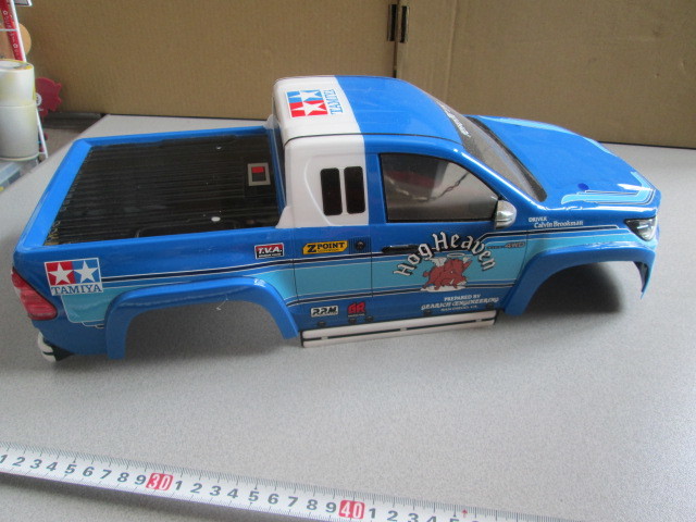 田宮 CC02 シャーシ ハイラックスボディ付き 田宮 CC02 シャーシ