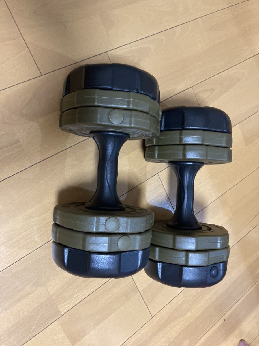 ダンベルセット　筋トレ　11kg x 2 _1