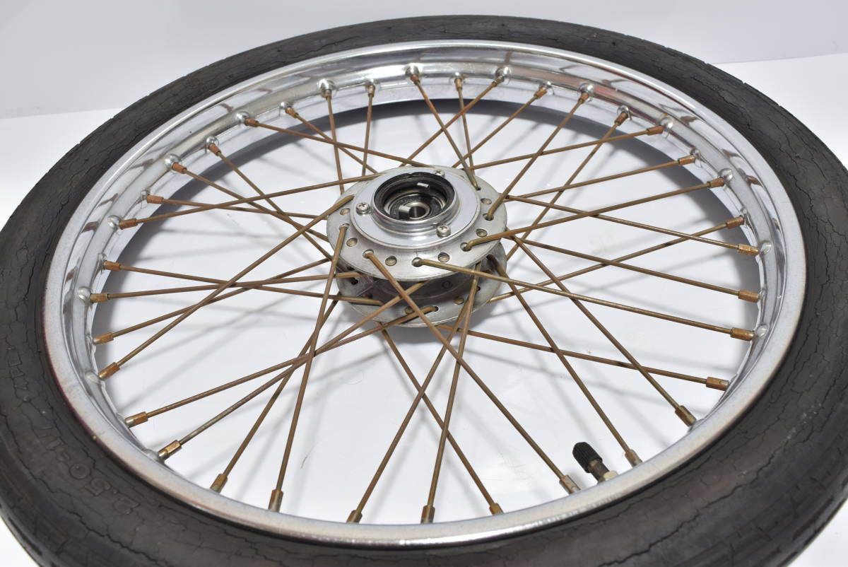CB50S AC02 純正フロントホイール スポークホイール 1.40×17 17インチ
