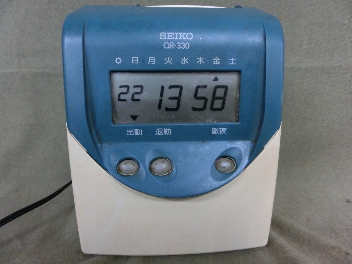 セイコープレシジョン タイムレコーダー QR-350 QR-350(中古品