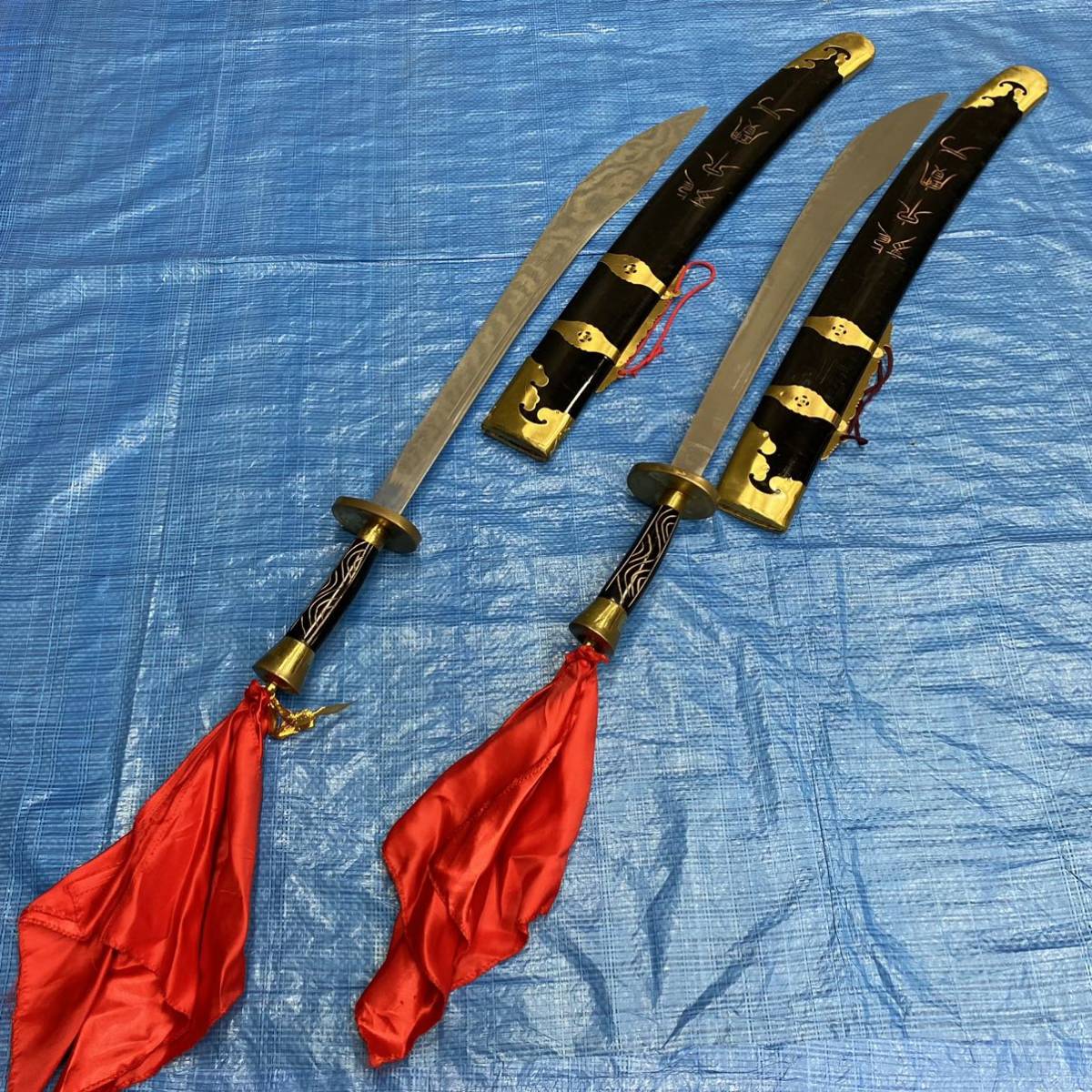 爆買い，安い ◇中国武術 太極剣 2点まとめてセット 模造刀身入