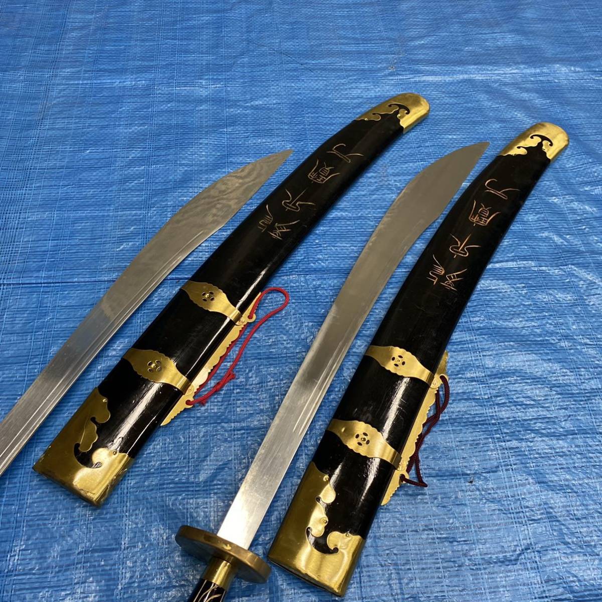 爆買い，安い ◇中国武術 太極剣 2点まとめてセット 模造刀身入 太極拳