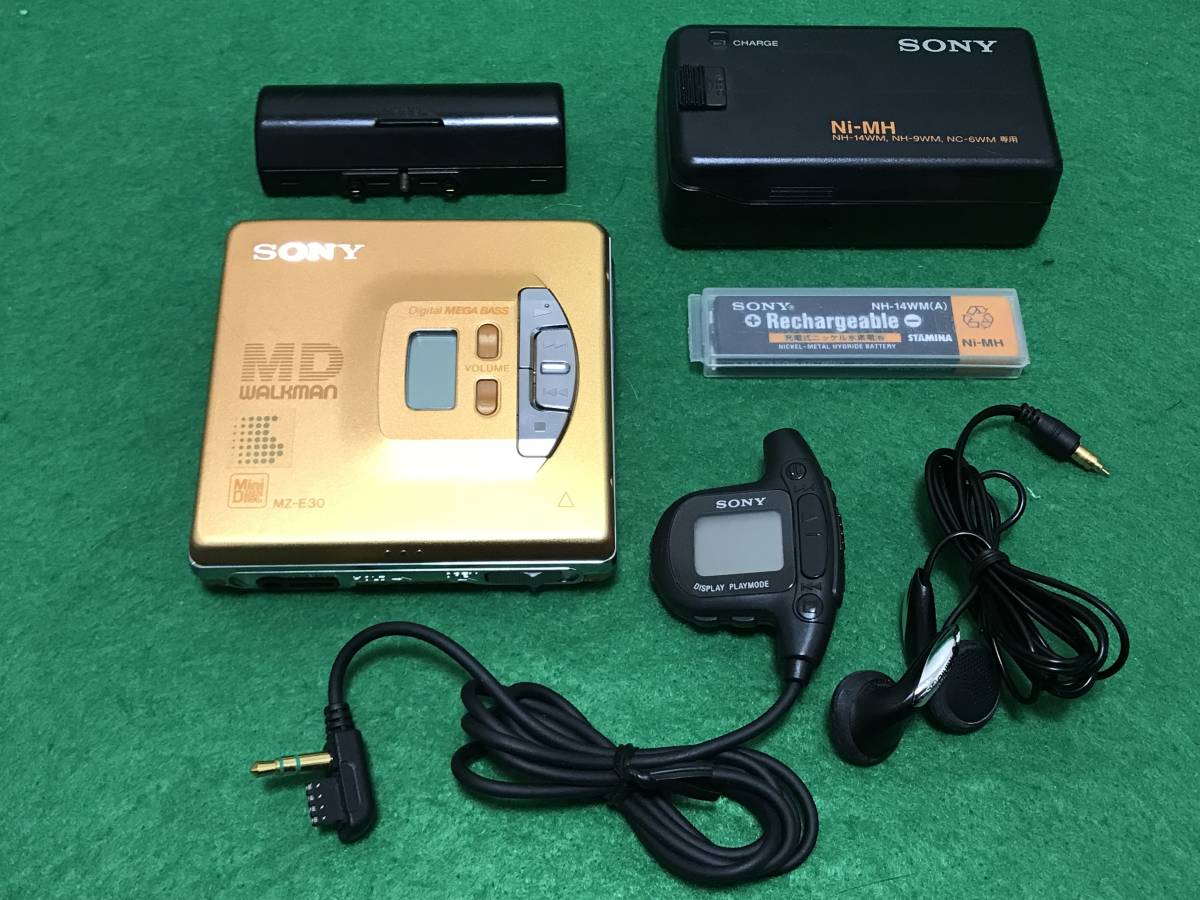 SONY/ソニー WALKMAN MDウォークマン MZ-E30☆動作品 SONY MD