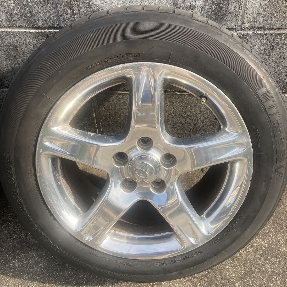アリスト 純正ホイール JZS161 16インチ 純正アルミホイール のパーツ