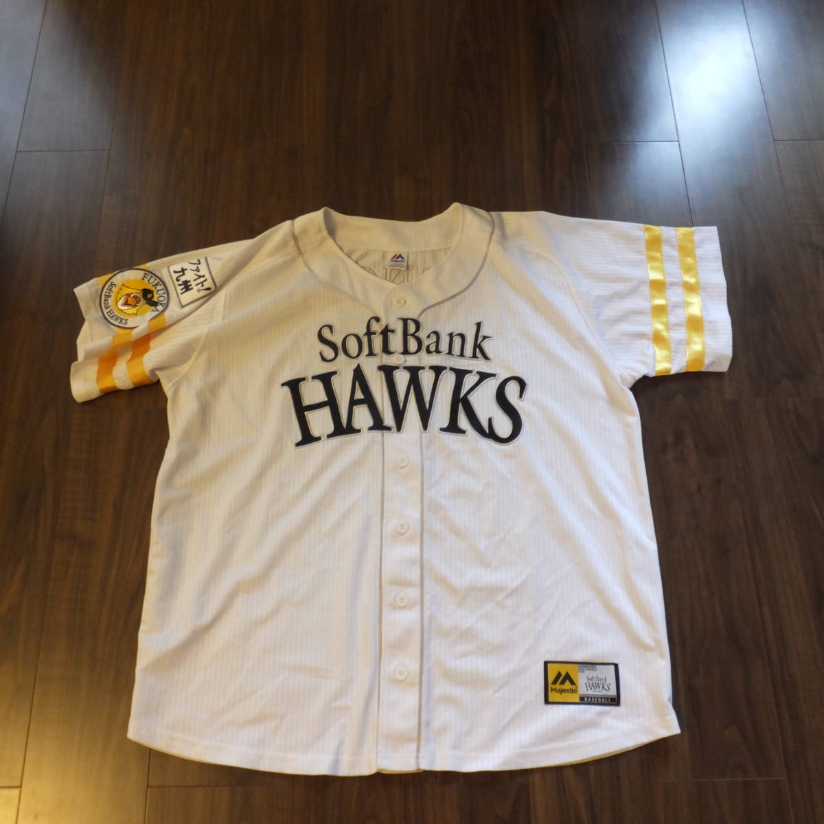 【NPB/USED】Majestic製☆ソフトバンクホークス☆千賀滉大投手