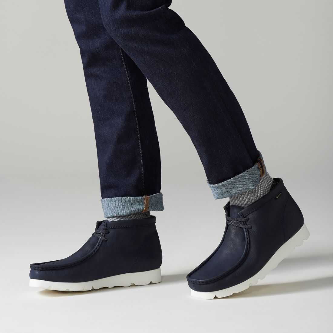 GORE-TEX! 25.0cm CLARKS ワラビー ブーツ ゴアテックス 新品未使用