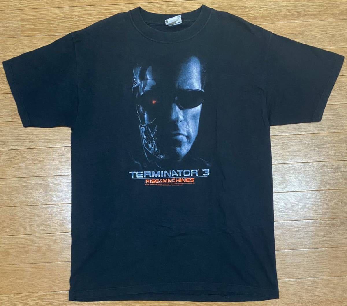 レア 00s TERMINATOR 3 ビンテージ Tシャツ L Arnold Schwarzenegger 