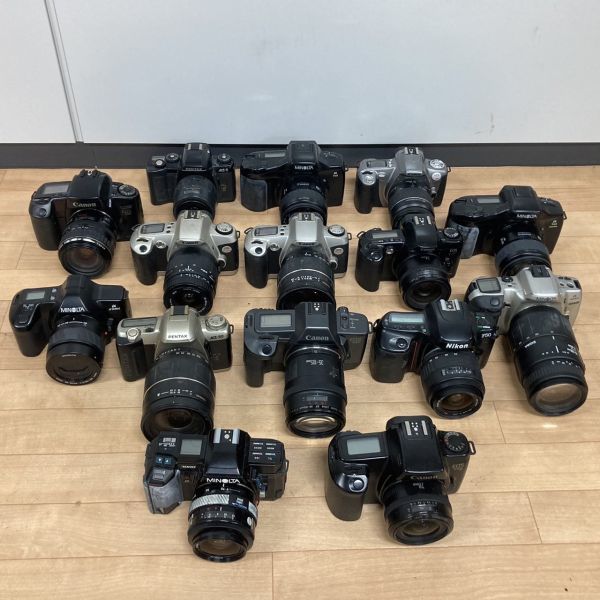 人気，低価 Z011 AFカメラ オートフォーカスカメラ 一眼レフカメラ 15個まとめ PENTAX MINOLTA CANON TAMRON NIKON SIGMA 100サイズ発送 ⑦(オートフォーカス)｜売買されたオークション情報、yahooの商品情報をアーカイ オートフォーカス