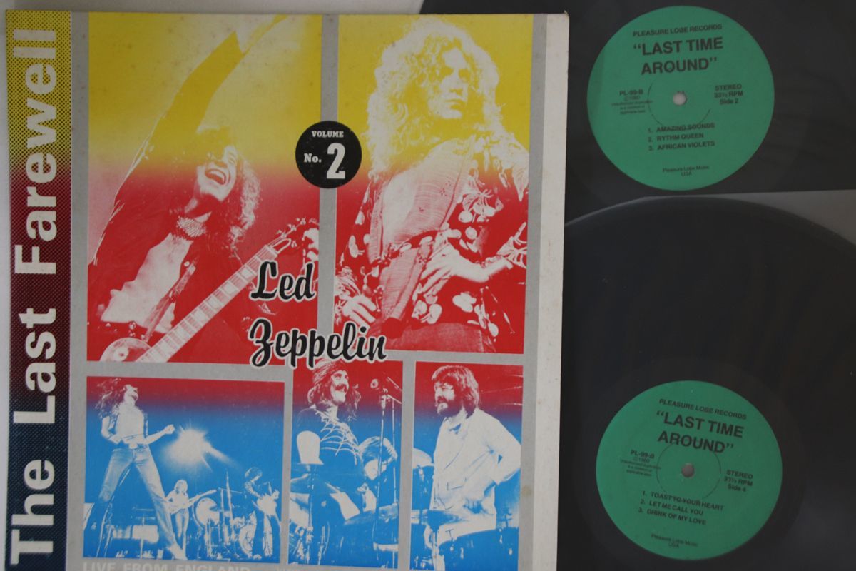 【HOT，新作】 2discs LP Led Zeppelin Last Farewell Volume 2 XP99 FUJIYO /00520(Led Zeppelin)｜売買されたオークション情報、yahooの商品情報をアーカイブ公開 - オークファン Led Zeppelin
