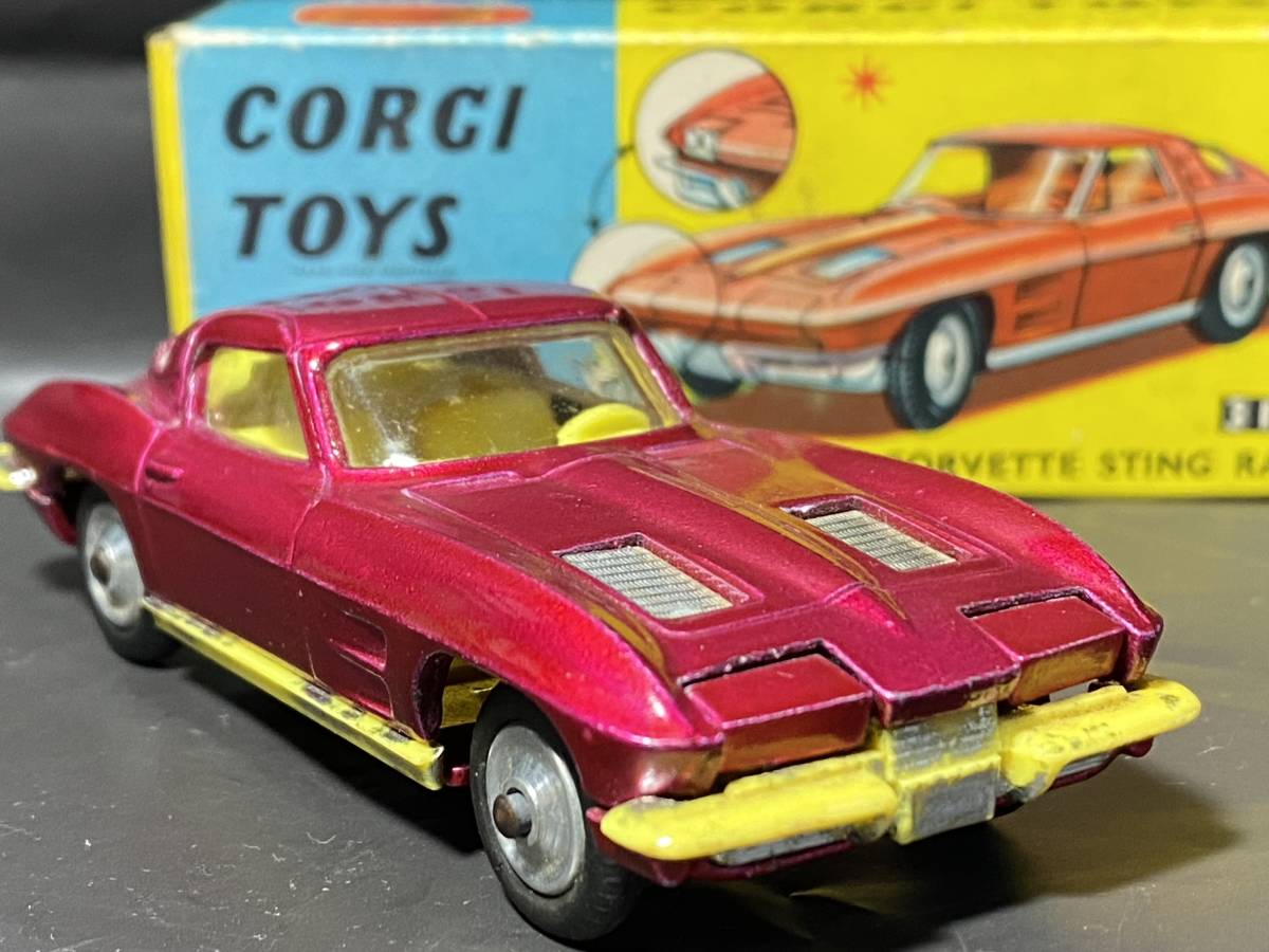 即決・コーギー・シボレー コルベット スティングレイ・310・箱付き