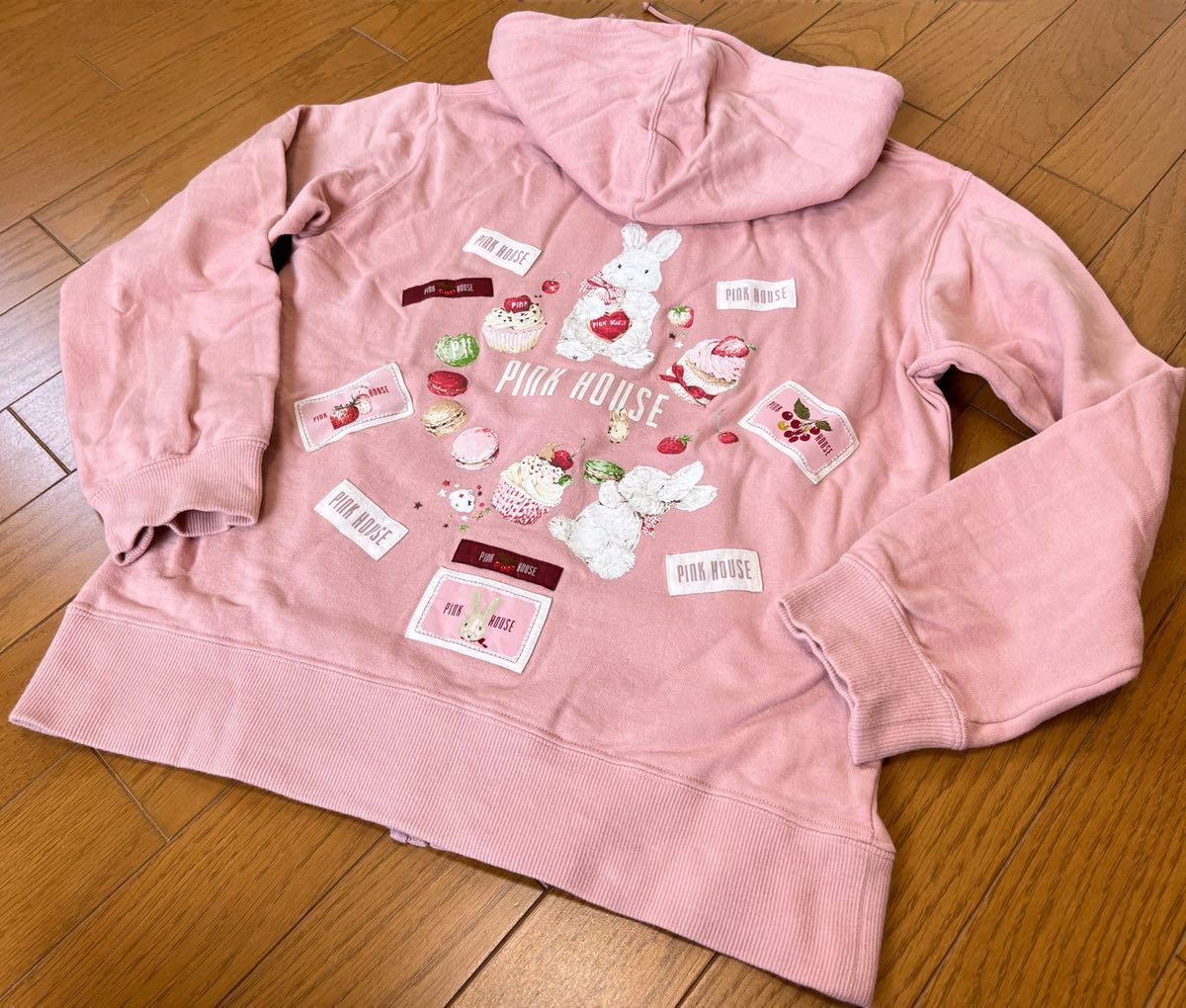 ピンクハウス シュガリースィーツラビット パーカー pinkhouse(パーカ