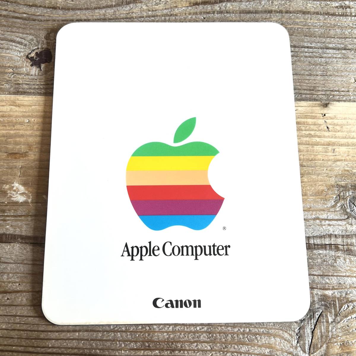 レア Apple Computer Canon キャノン マウスパッド アップル 