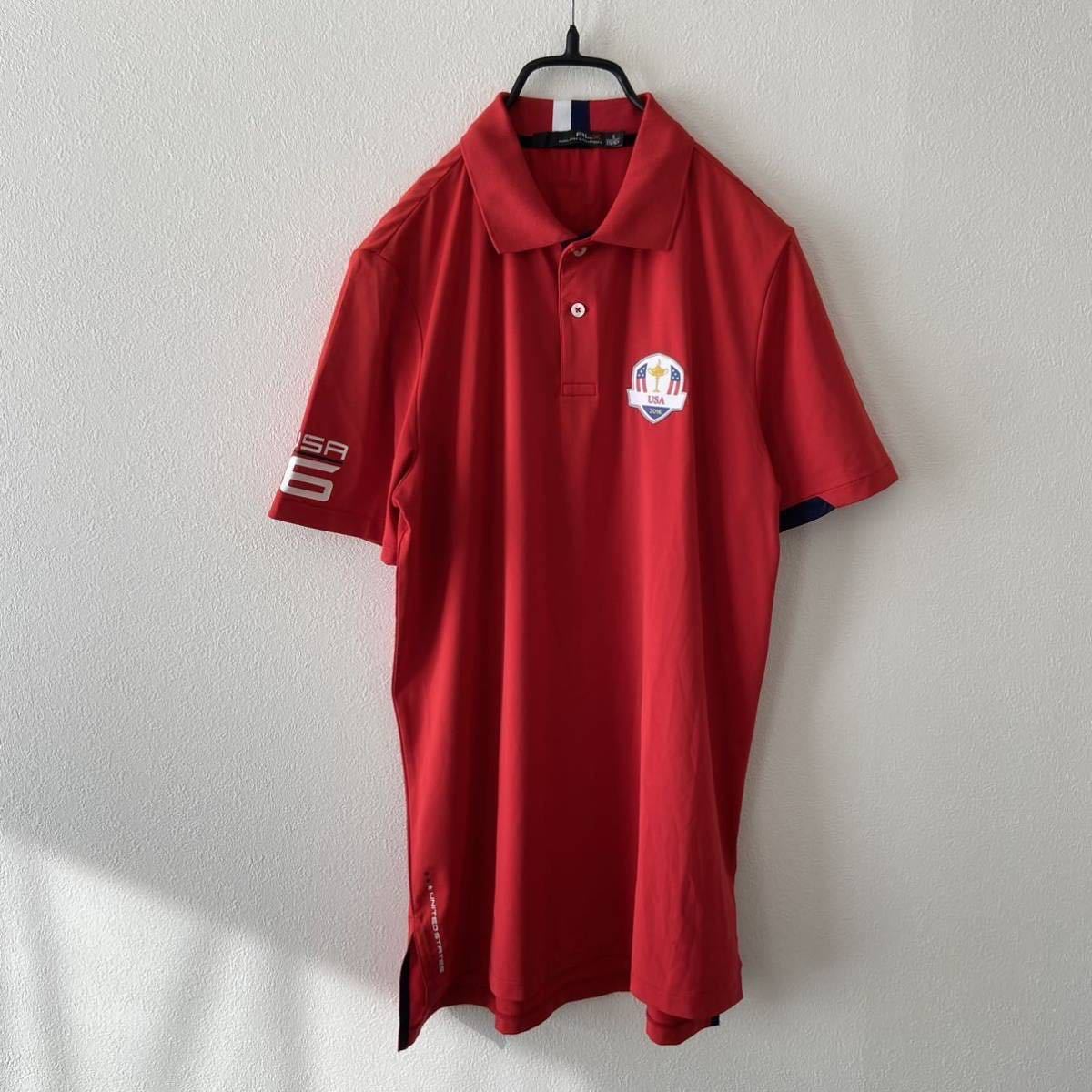 極美品 RLX Ralph Lauren U.S.ライダーカップ TEAM USAワッペン