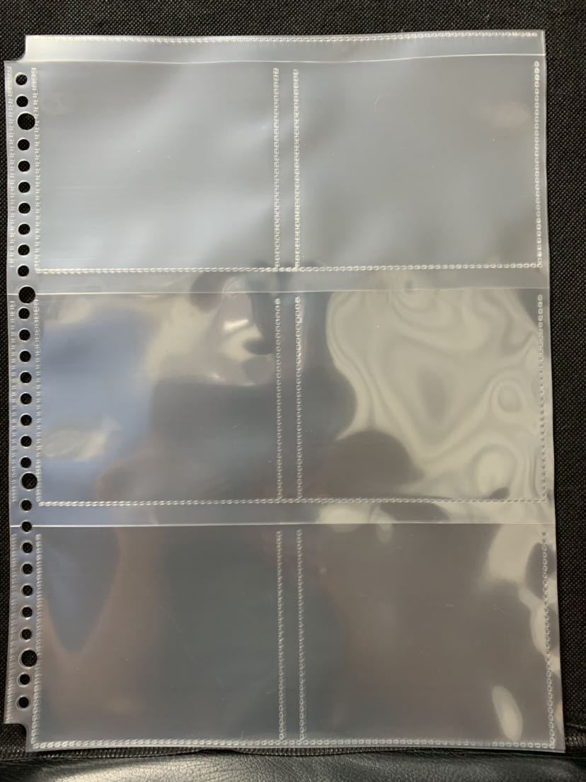 50枚 A4サイズ 6ポケット リフィル  96mmおまけ シール対応 ファイル 50枚 A4サイズ 6ポケット リフィル 96mmおまけ シール対応 ファイル