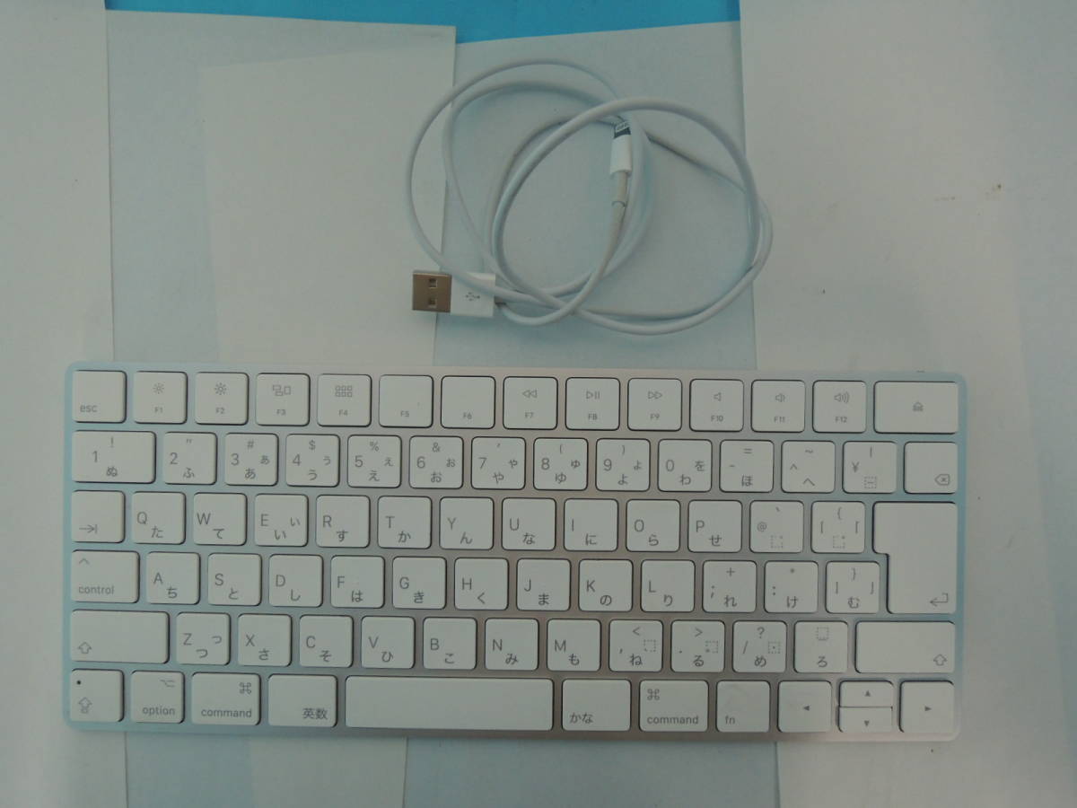 全国無料，大得価 Magic Keyboard A1644 日本語キーボード Bluetooth 付属品:USB-Lightningケーブル み #1(キーボード)｜売買されたオークション情報、yahooの商品情報をアーカイブ公開 - オークファン キーボード