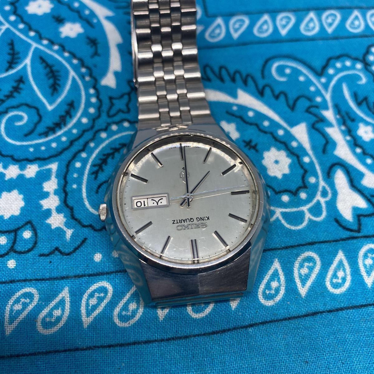 良品 SEIKO セイコー KING QUARTZ キング クォーツ 4823-8010 クオーツ