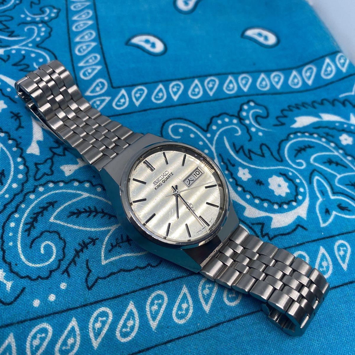良品 SEIKO セイコー KING QUARTZ キング クォーツ 4823-8010 クオーツ