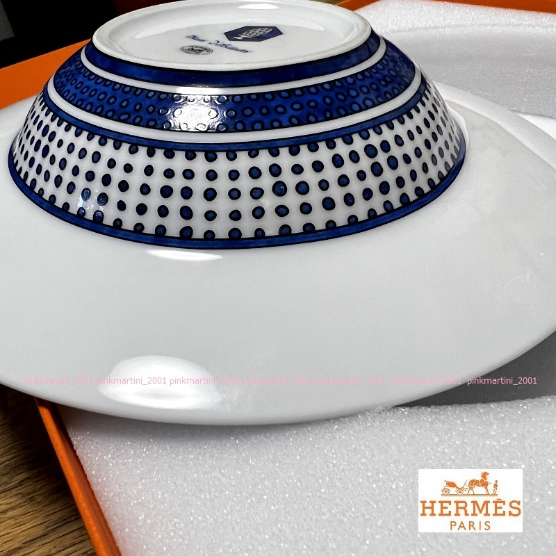 新品】希少/レア☆HERMES☆エルメス ブルーダイユール スーププレート