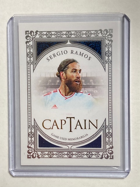 2021-22 Futera Unique CAPTAIN GAME USED MEMORABILIA Sergio Ramos 