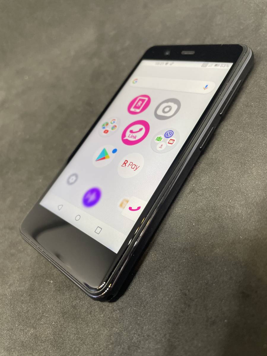 ◯判定 SIMフリー 新品同様 Rakuten Mini C330 ナイトブラック SIM 
