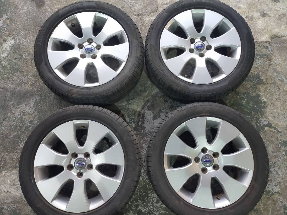 VOLVOアルミホイールDUNLOP 225/50R17 タイヤセット2023年 DUNLOP