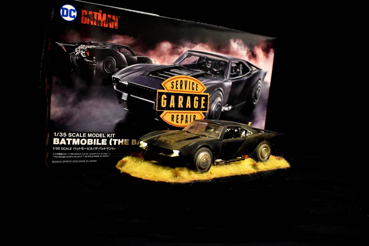 ☆ザ・バットマンVer バットモービル1/35ジオラマ電飾完成品 ☆ザ・バットマンVer バットモービル1/35ジオラマ電飾完成品
