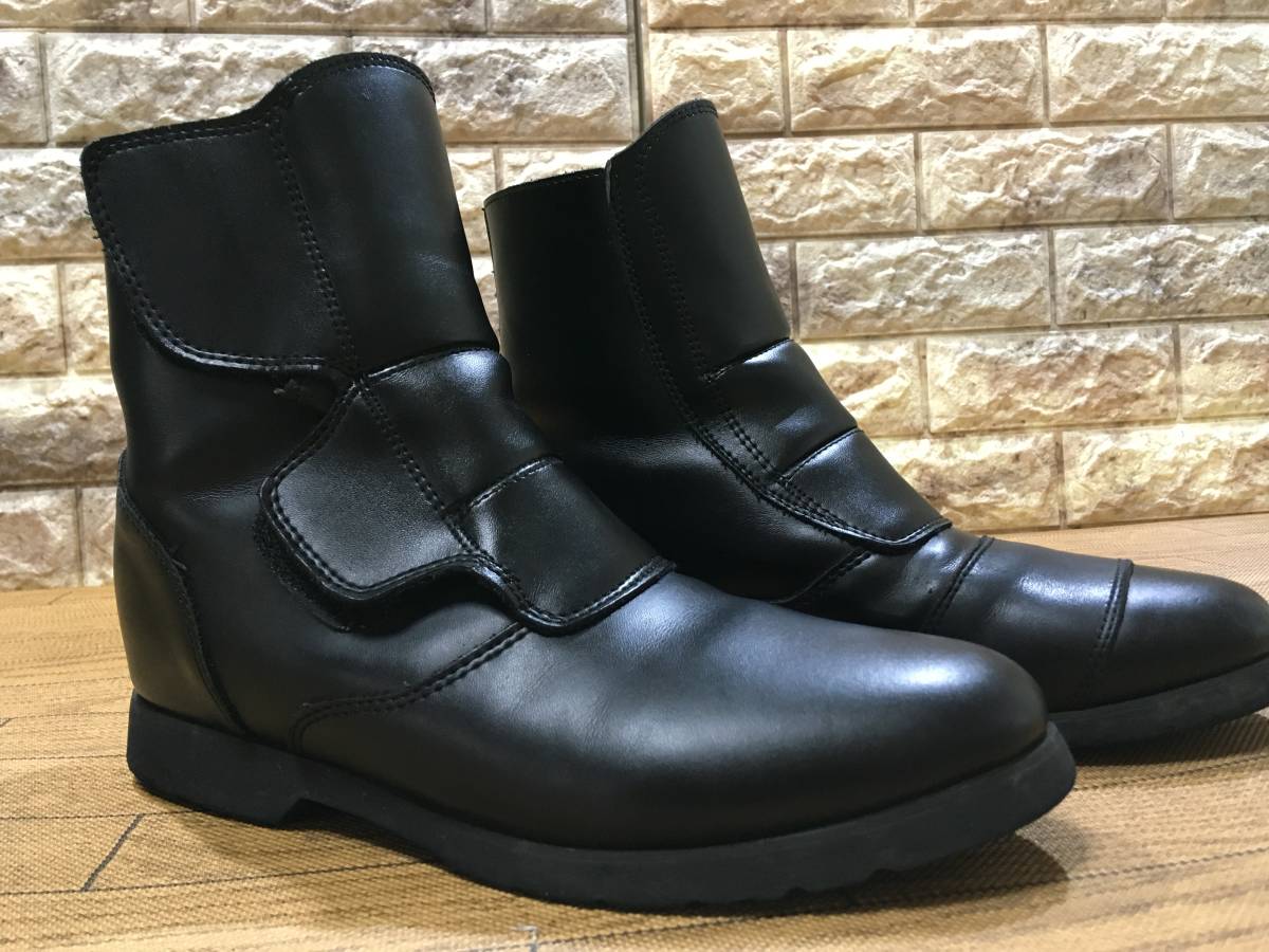 NANKAI NTB-33 ライディングレザーショートブーツ 表記25.5 普段履き 