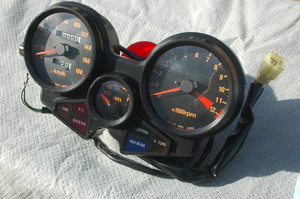☆当時物・新品 CBX400Fインテグラ用 ホンダ純正 メーターASSY 希少な
