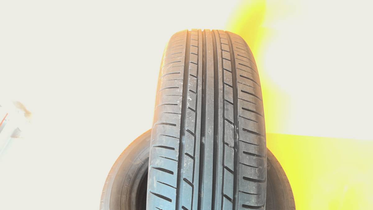 155/65R13 ヨコハマ エコス ES31 21年製造 4本セット 中古品☆