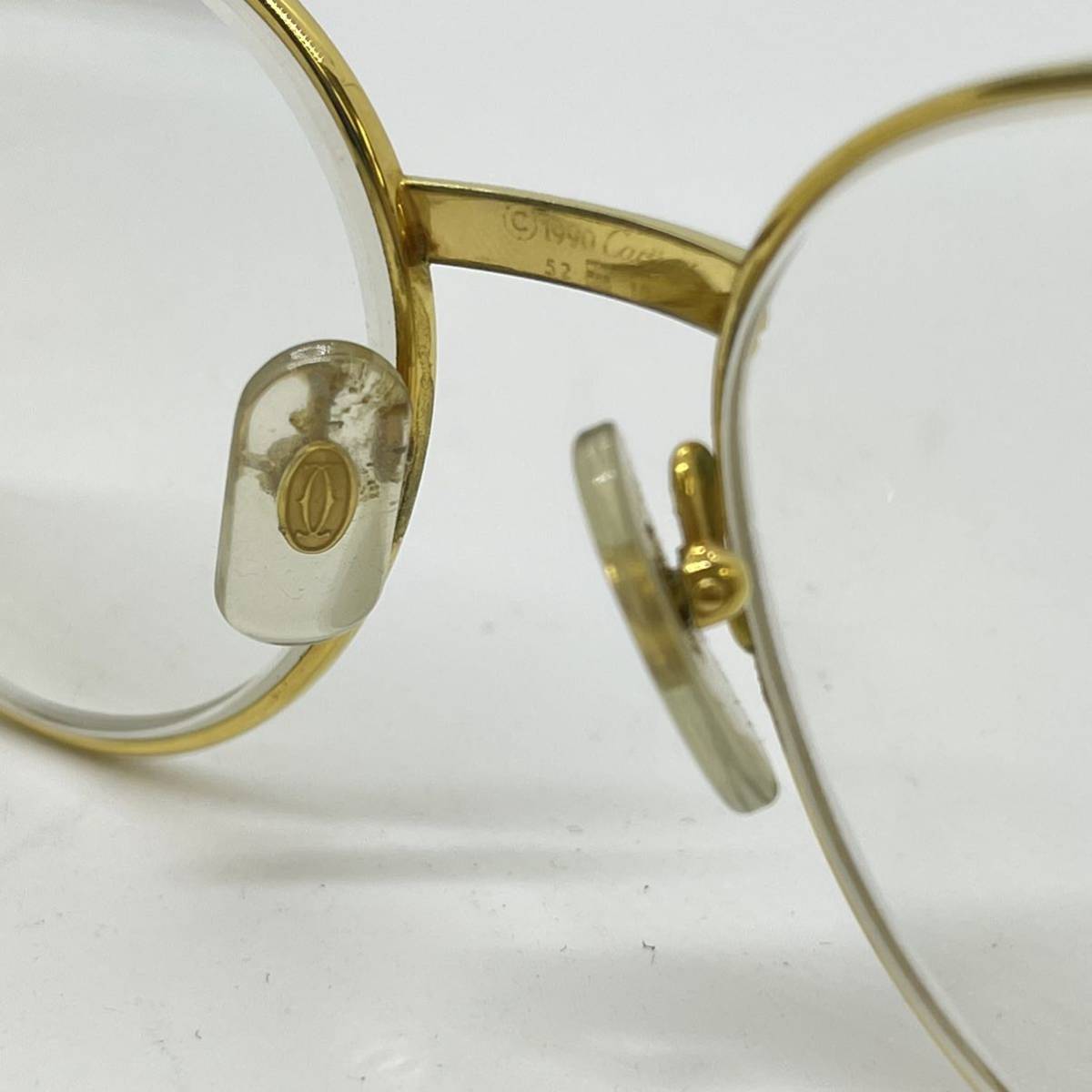 Cartier カルティエ 眼鏡 メガネ ウッドフレーム 130 52 18 
