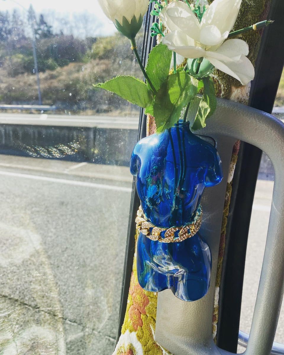 トラック　花瓶 トラック花瓶ブルー(内装)｜売買されたオークション情報、Yahoo