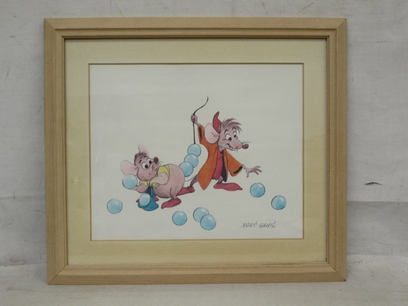 784 ディズニー Marc Davis シンデレラ ねずみ 工芸画 額装 その他 売買されたオークション情報 Yahooの商品情報をアーカイブ公開 オークファン Aucfan Com