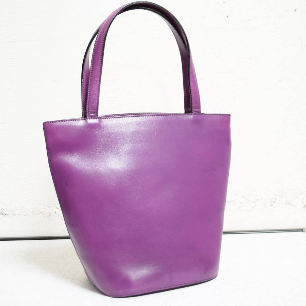 希少カラー◇ CELINE セリーヌ ガンチーニ金具 レザー ハンドバッグ 