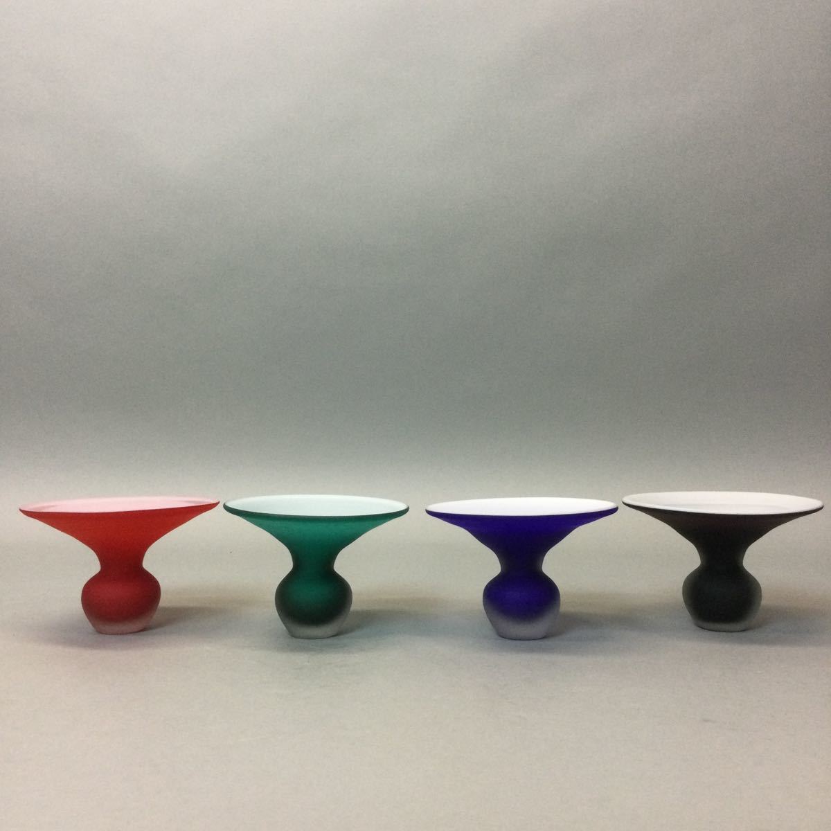 いけばな 池坊 ガラス花器 処分価格品 542 4個セット×4セット 【公式通販】