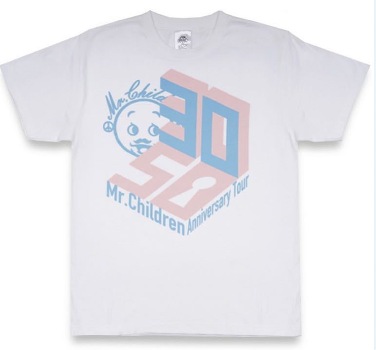 Mr Children ミスチル 30周年記念ツアー 半世紀へのエントランス 30th Anniversary Logo Tシャツ White 白 Mサイズ Mr Children 売買されたオークション情報 Yahooの商品情報をアーカイブ公開 オークファン Aucfan Com