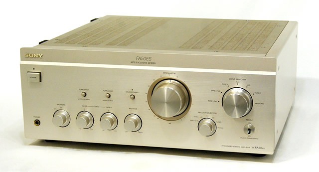 【中古】迅速発送+送料無料＋動作保証!!　TA-FA50ES　SONY ソニー　プリメインアンプ　ビンテージ【@YA管理1-53-201188】