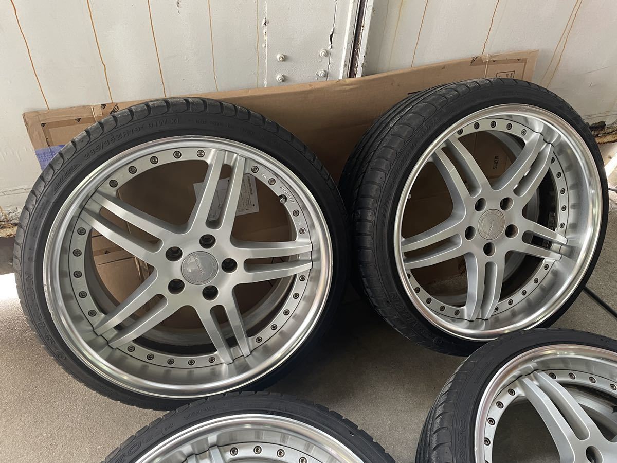 売切り】ワーク グノーシス 19インチ タイヤバリ山 8.5j ＋38 9.5j 