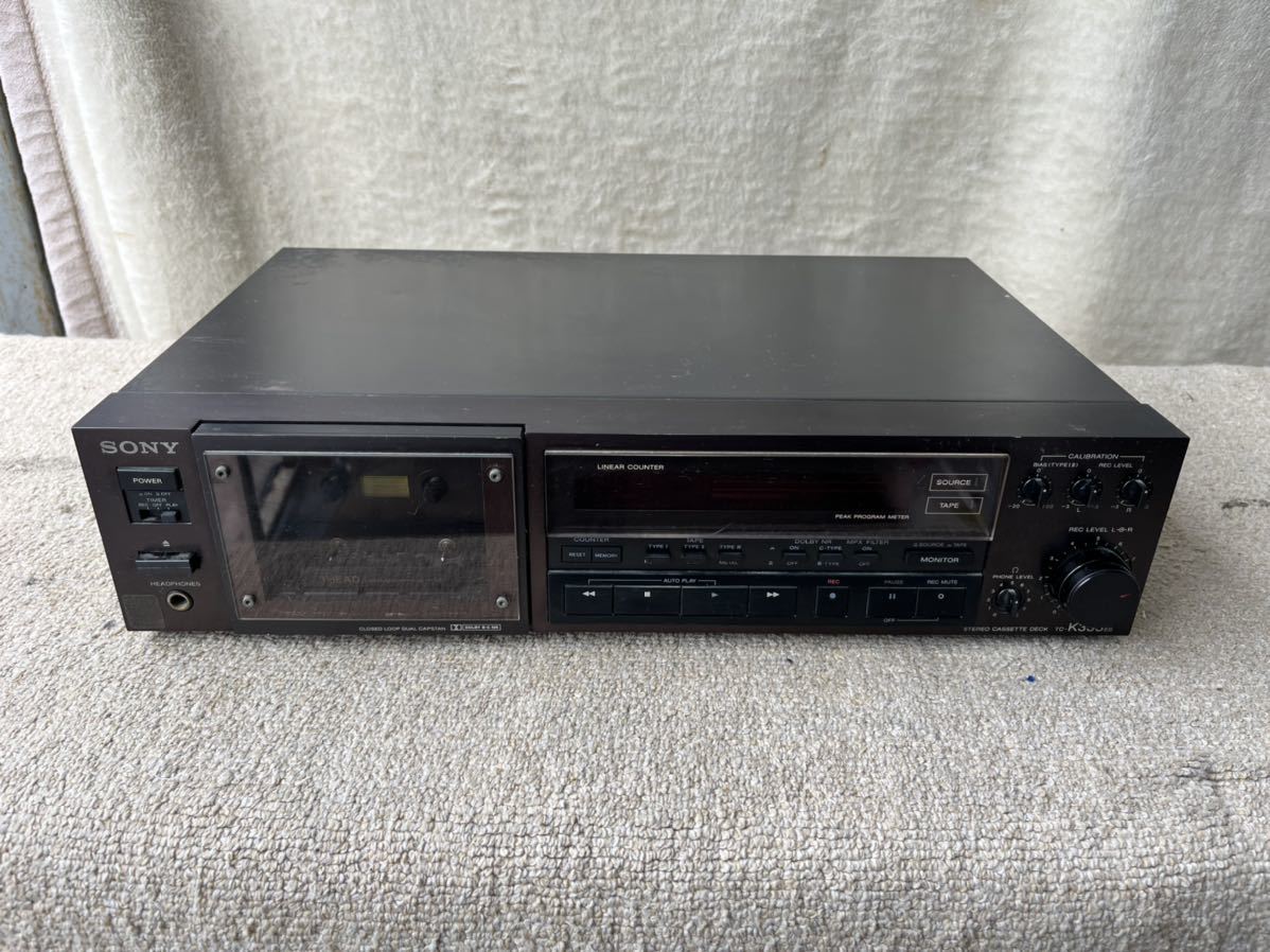 SONY カセットデッキ ソニー ステレオ TC-K333ESジャンク品 ES SONY