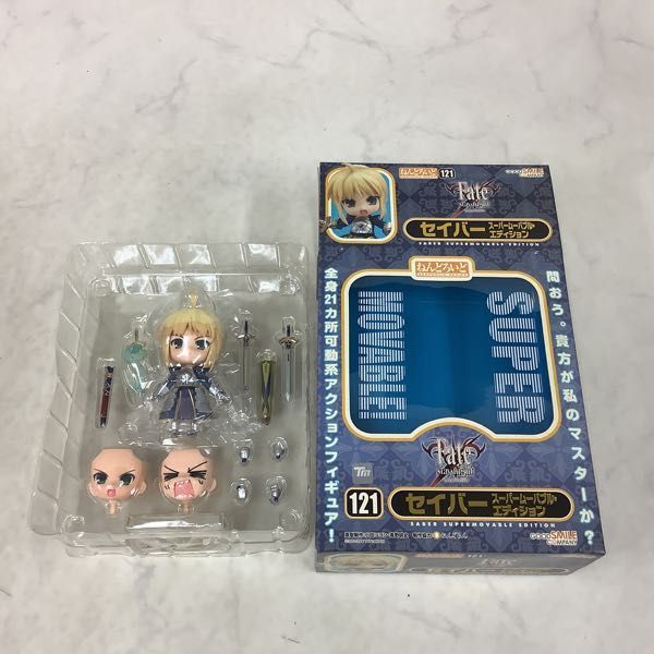 1円～ 未開封含 ねんどろいど Fate/Zero 258 セイバー Zero Ver. 25