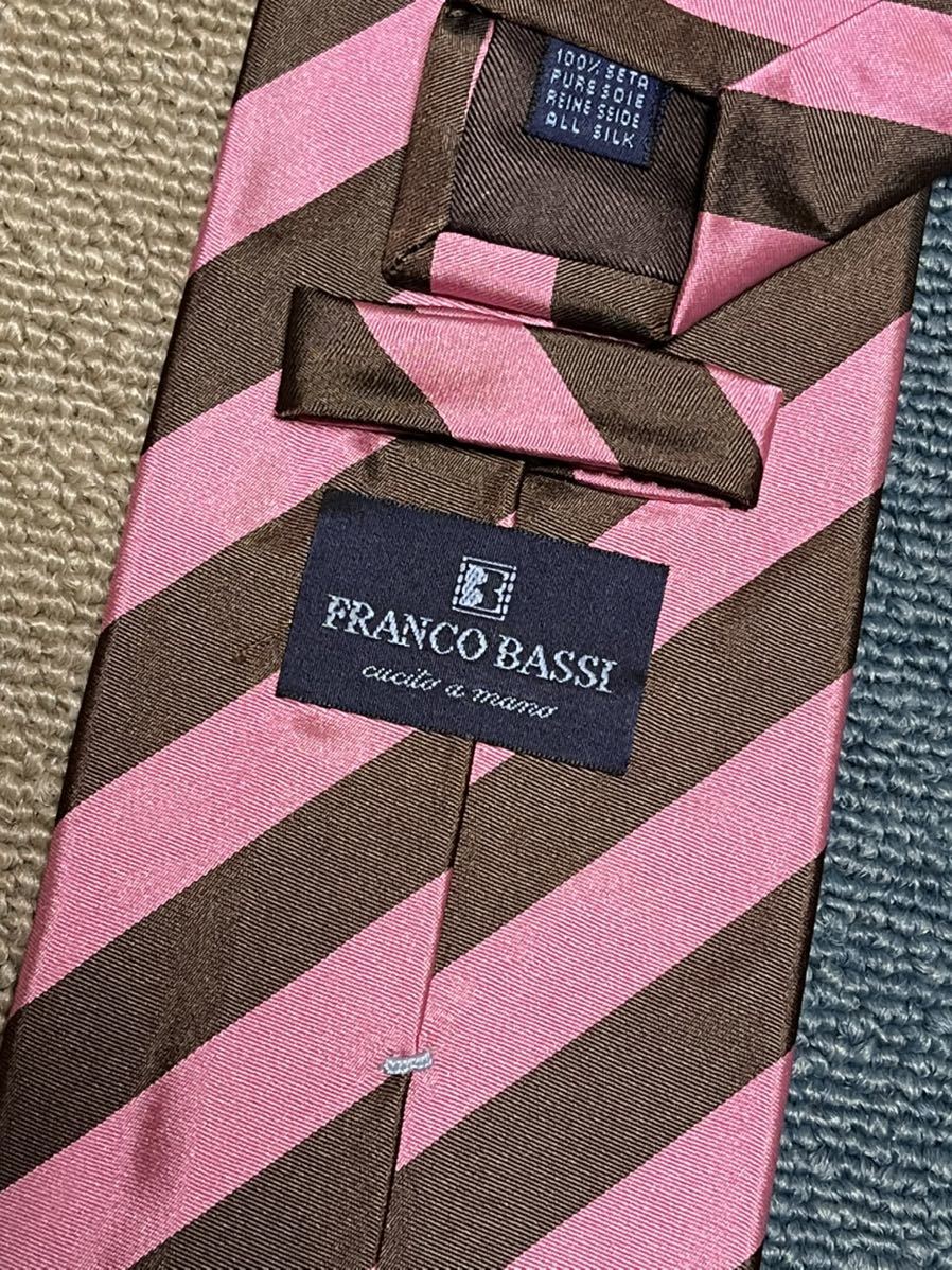 ほぼ未使用 ″FRANCO BASSI″ フランコバッシ ストライプ ブランド 