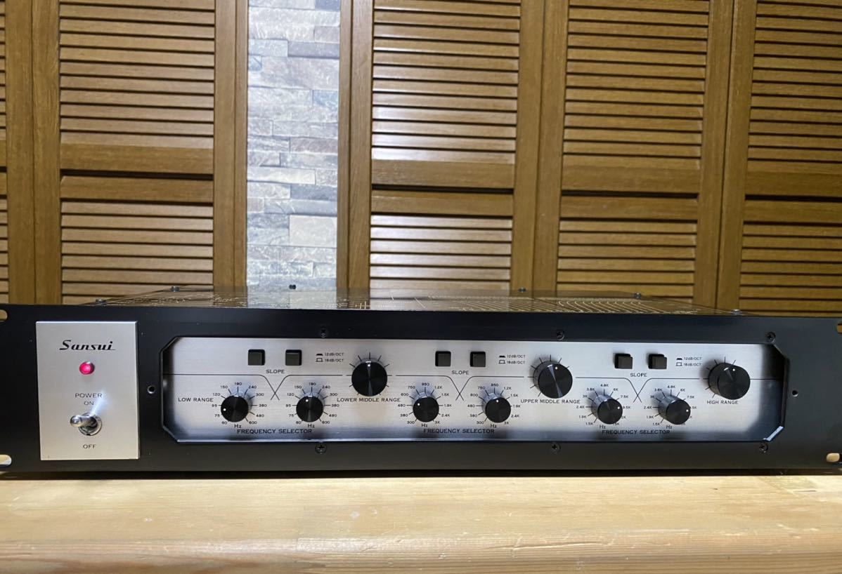 希少 サンスイ CD-10チャンネルデバイダー 動作品 取り扱い説明書付き