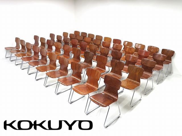 正規品，安い ra280A 西ドイツ カサーラ コクヨ プライウッド モダン スタッキングチェア イス 50脚セット検パグホルツ天童イームズ(ダイニングチェア)｜売買されたオークション情報、yahooの商品情報をア ダイニングチェア