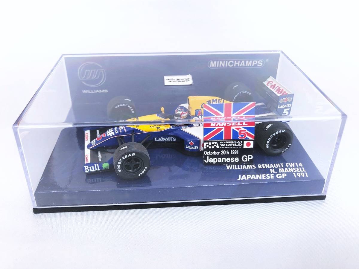 1/43 ウイリアムズ ルノー FW14B N.マンセル キャメル仕様