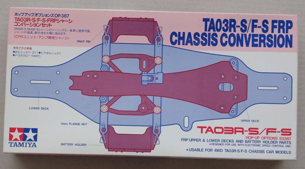 高品質，人気SALE タミヤ OP-387 TA03R-S/F-S FRPシャーシコンバージョンセット(シャーシ)｜売買されたオークション情報、yahooの商品情報をアーカイブ公開 - オークファン シャーシ
