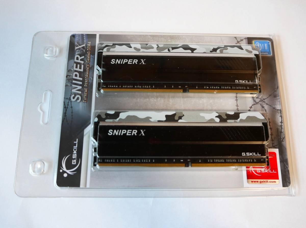 【最安値，最新作】 G.SKILL SNIPER X F4-3600C19-16GSXWB 8GB&times;2(その他)｜売買されたオークション情報、yahooの商品情報をアーカイブ公開 - オークファン DIMM