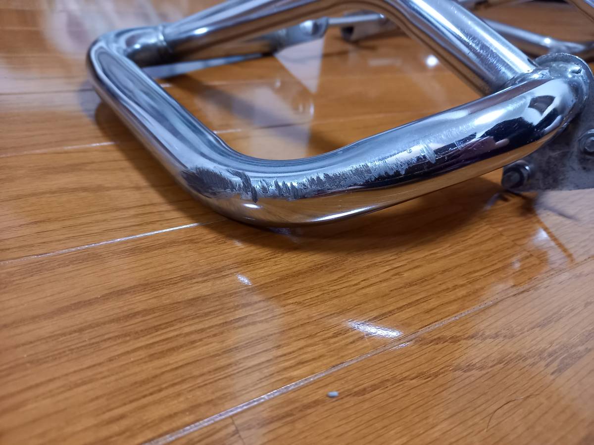 Z250FT 当時物 純正エンジンガード 検)カワサキ エンジンプロテクター 