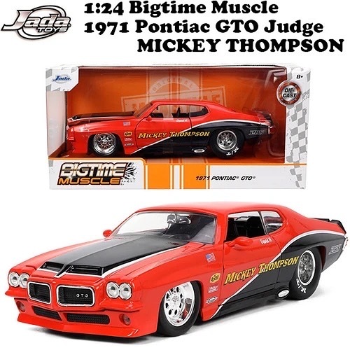 本物保証，100%新品 JADATOYS 1/24 BTM 1971 PONTIAC GTO MICKEY THOMPSON ミニカー(Jada Toys)｜売買されたオークション情報、yahooの商品情報をアーカイブ公開 - オークファン Jada Toys