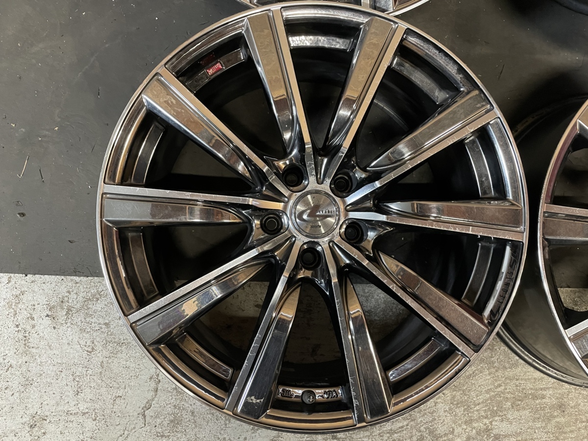 WEDS LEONIS SL レオニス 19インチ 8J +43 PCD114.3 5H ホイール 4本 