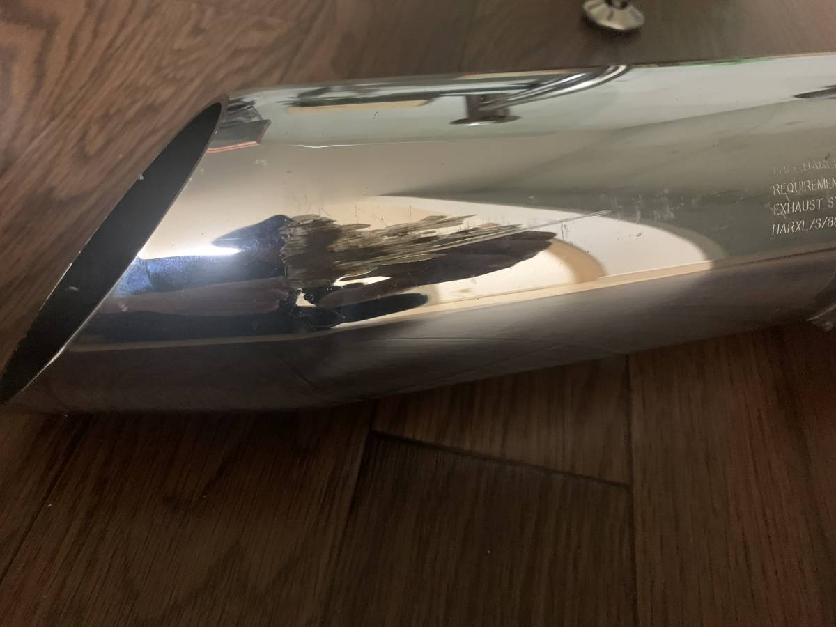 スポーツスター 北米マフラーバロニーカット パンチアウト済み