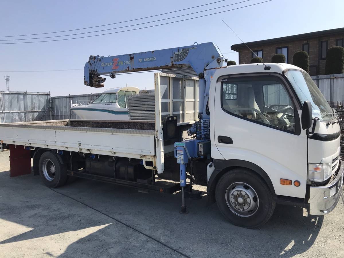 低走行 日野 デュトロ ワイド ロング 増トン車 3 5t ユニック 5段ブーム クレーン 車検令和4年11月 トラック 2tトラック 小型トラック 売買されたオークション情報 Yahooの商品情報をアーカイブ公開 オークファン Aucfan Com